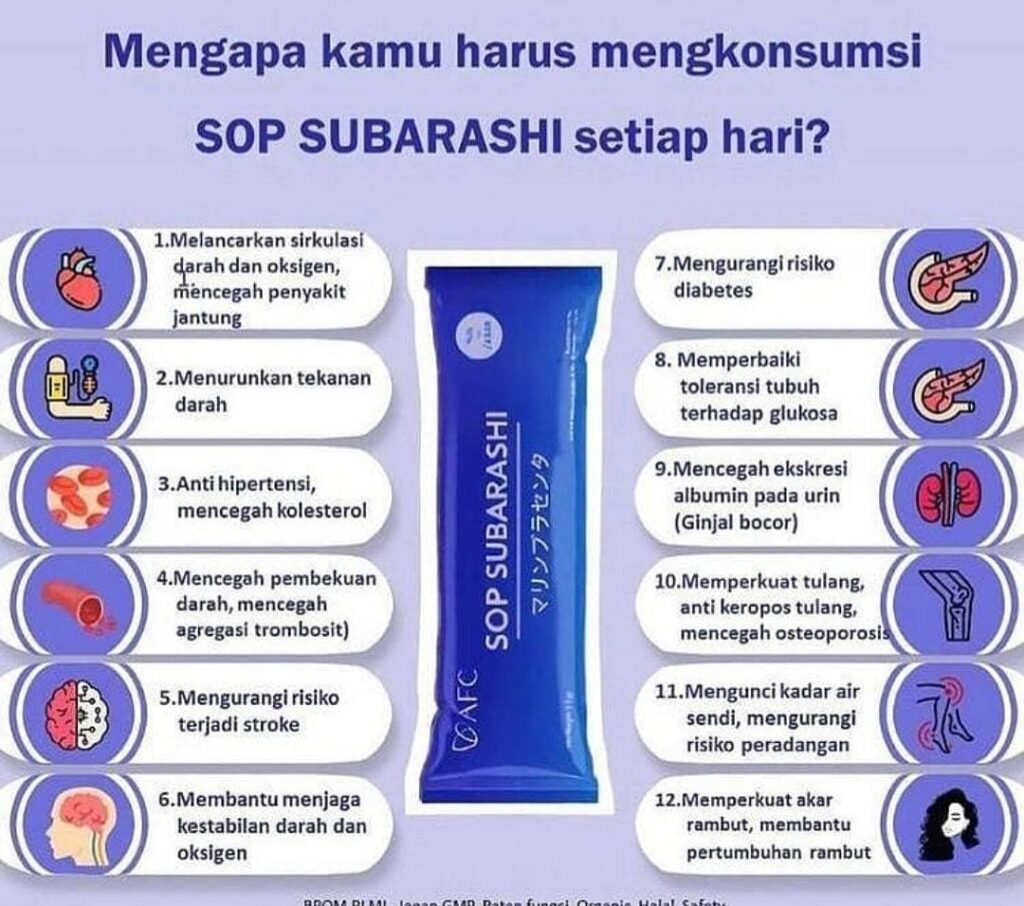 14 Jual SOP Subarashi Original BPOM